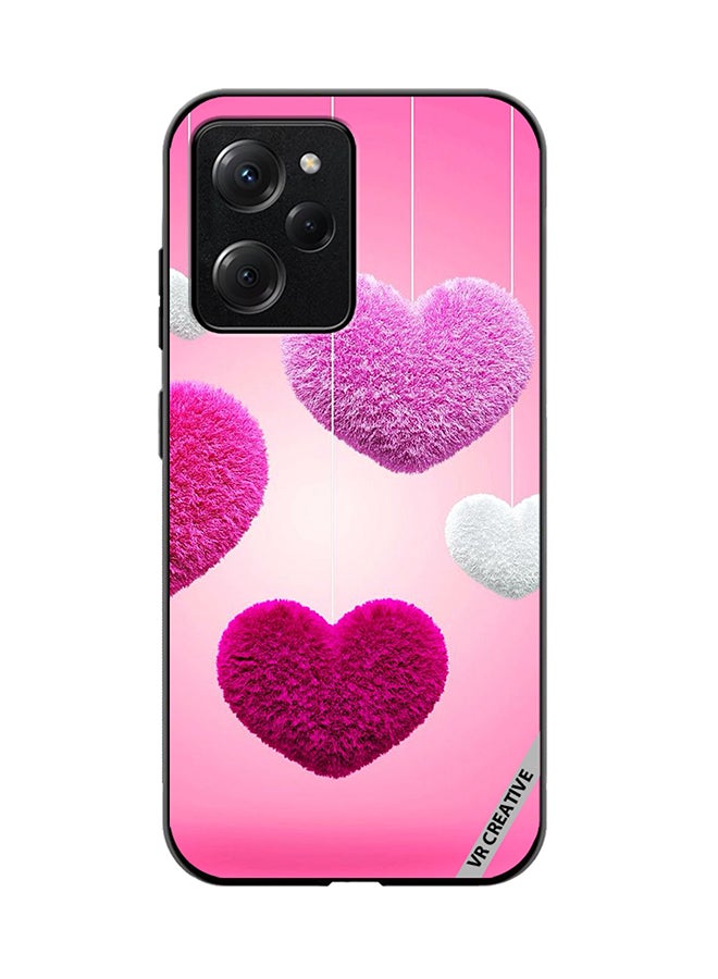 VR CREATIVE Protective Case Cover For Xioami Pcoo X5 Pro Colored Hearts Design Multicolour - Image 1
