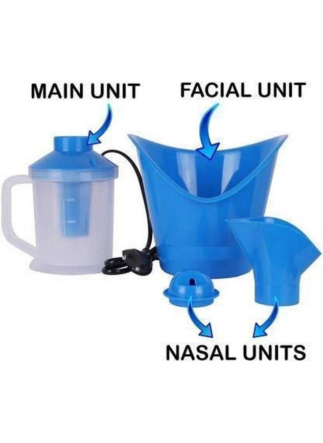 2V BROTHERS - Vaporizer Steamer Face Nose And Cough Steamer 3 In 1 Plastic Steam Vaporizer Nozzle Inhaler Facial Sauna And Facial Steamer Adults And Kids (Multicolor) - Image 1