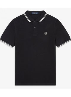 FRED PERRY Essential Logo Printed Polo Shirt  - Image 1
