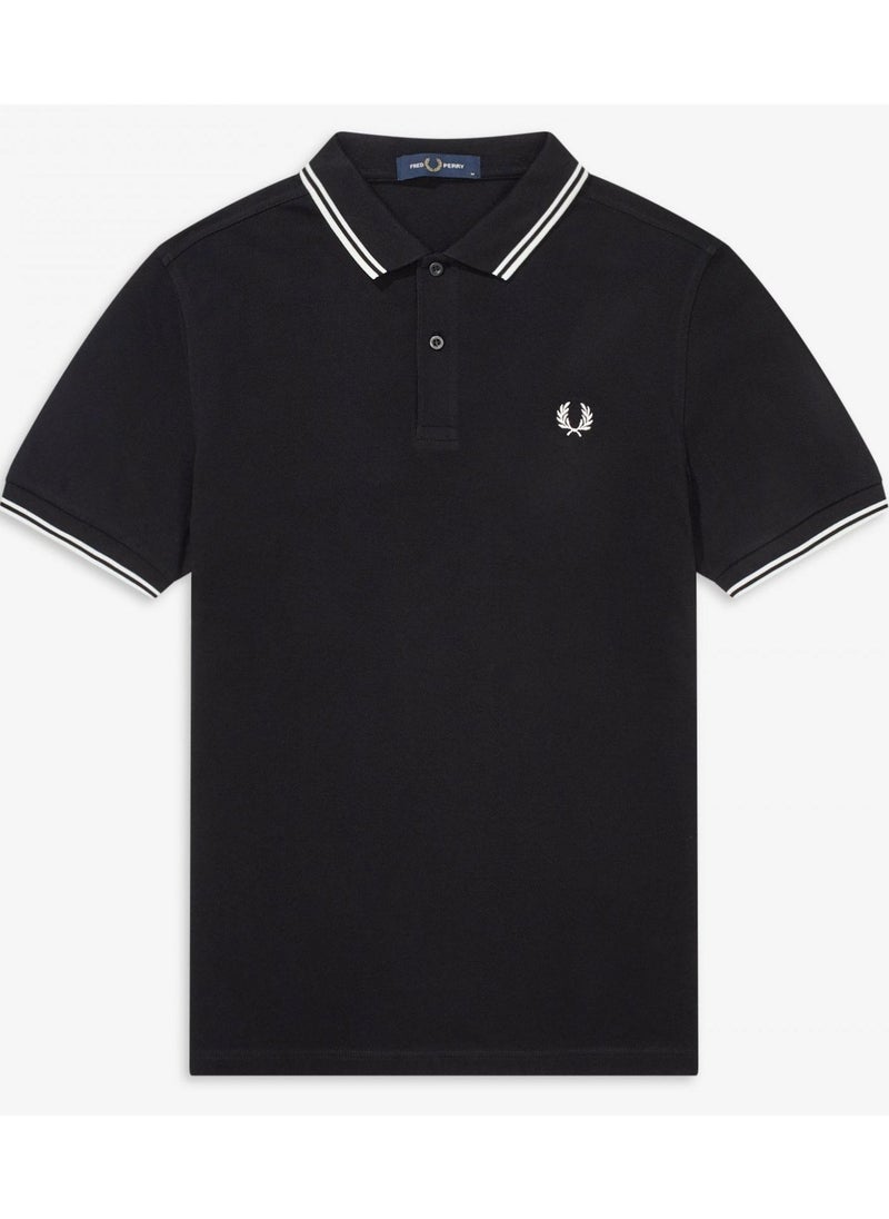 FRED PERRY Essential Logo Printed Polo Shirt  - Image 1