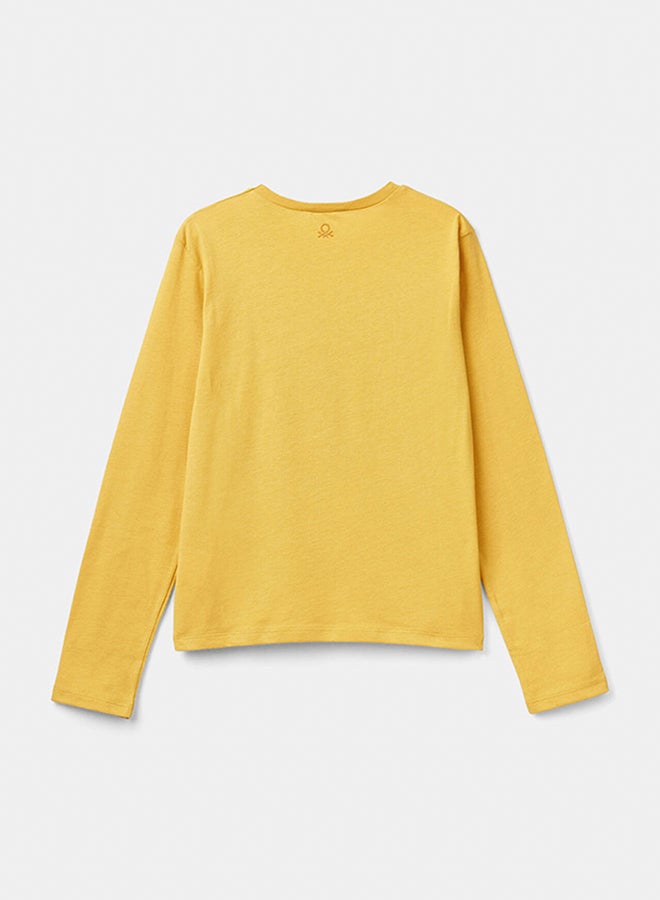 Benetton T-shirt with stud applique  - Image 2