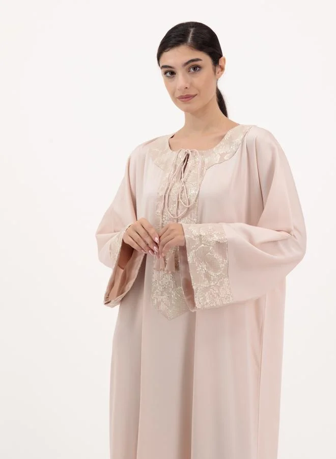 Meem by Mariyah  Embellished Kaftaan for Women | Best Price UAE