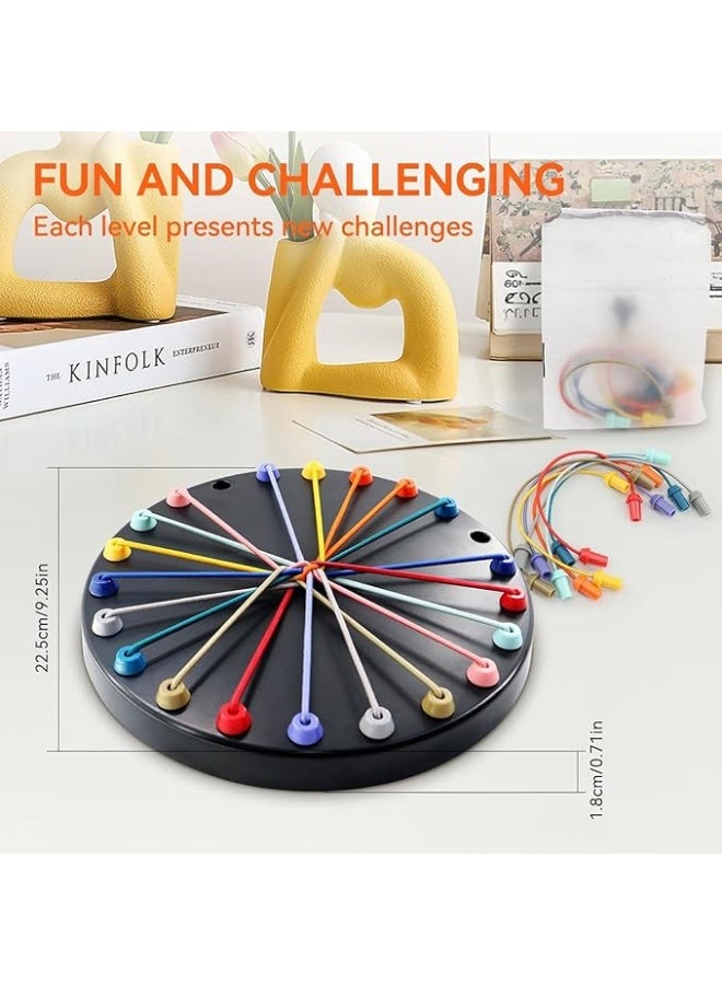 Whynot 🧠 whynot Interactive Rope Puzzle Board Game – Brain Challenge for Kids & Family  Ages 3+ | Size 24 × 24 cm - Image 4