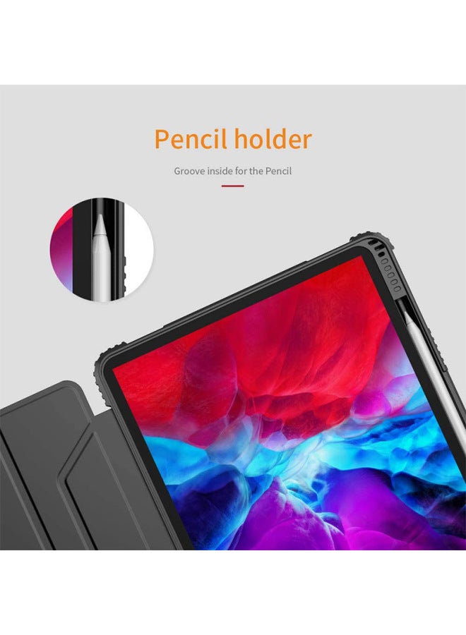 جراب مقاوم للسقوط لجهاز iPad، جراب واقٍ لجهاز iPad، جراب واقٍ لجهاز ari13 اللوحي، جراب واقٍ لجهاز POR11 مقاس 10.2 بوصة - اللون: أسود - الطراز المطبق: جهاز iPad 2023 الجيل العاشر مقاس 10.9 بوصة - Image 5