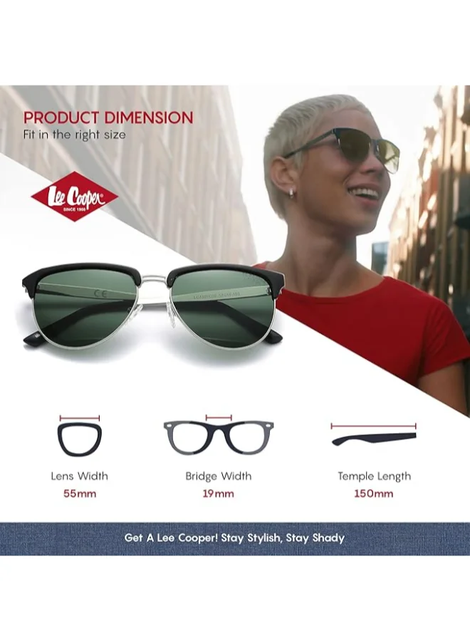 Lee Cooper Men's Sunglasses  Frame G15 Mirror Lens 55mm  - LC1026C02