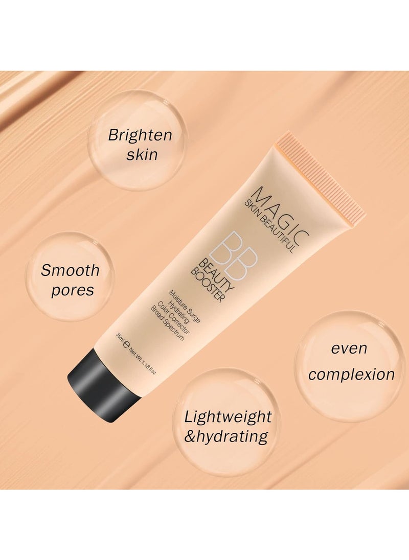 Heng Fang BB Cream Brightening Skin Tone Liquid Foundation Concealer Long Lasting Non Take Off Makeup Primer Cream COLOR 3  - Image 2