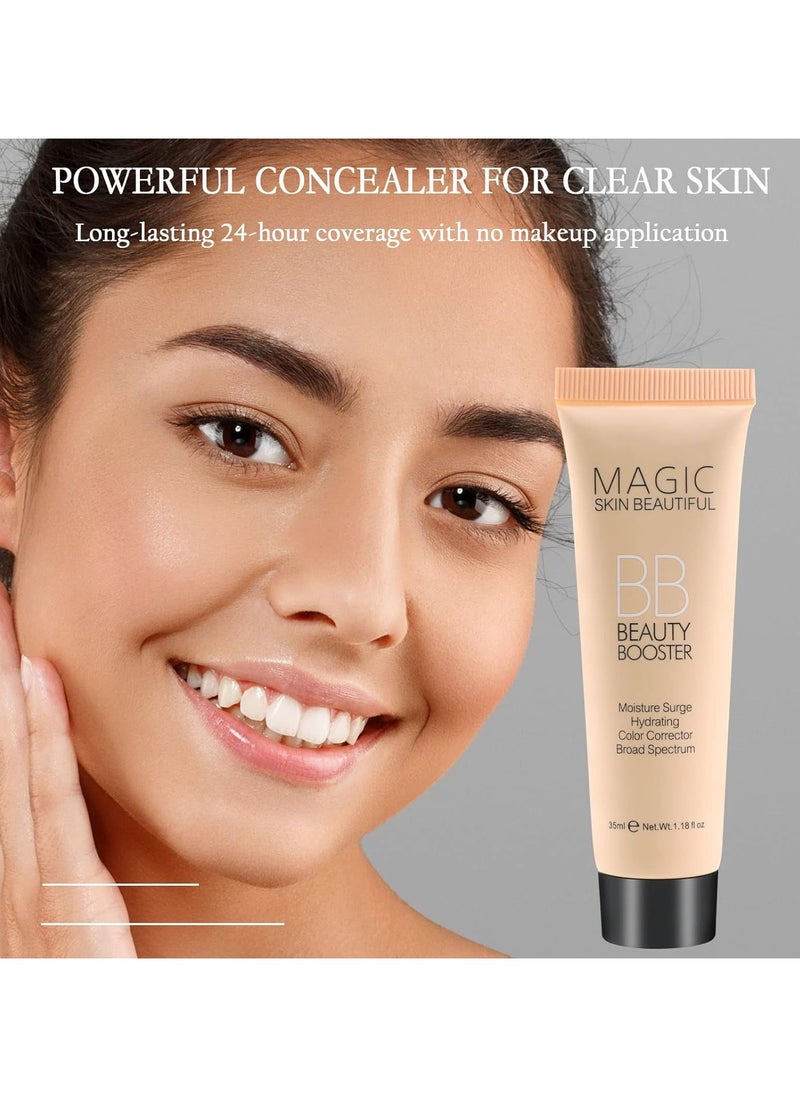 Heng Fang BB Cream Brightening Skin Tone Liquid Foundation Concealer Long Lasting Non Take Off Makeup Primer Cream COLOR 3  - Image 3
