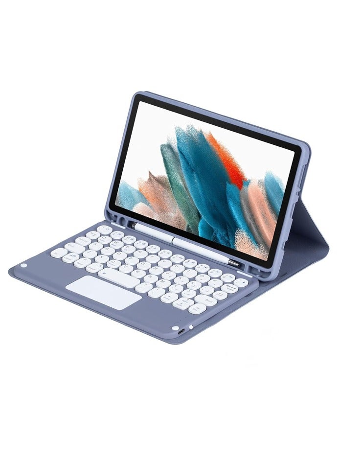 general Arabic and English Touched Keyboard Case Compatible with Samsung Galaxy Tab A9 Plus 2023 Detachable Wireless Bluetooth Keyboard Pencil Holder Cover