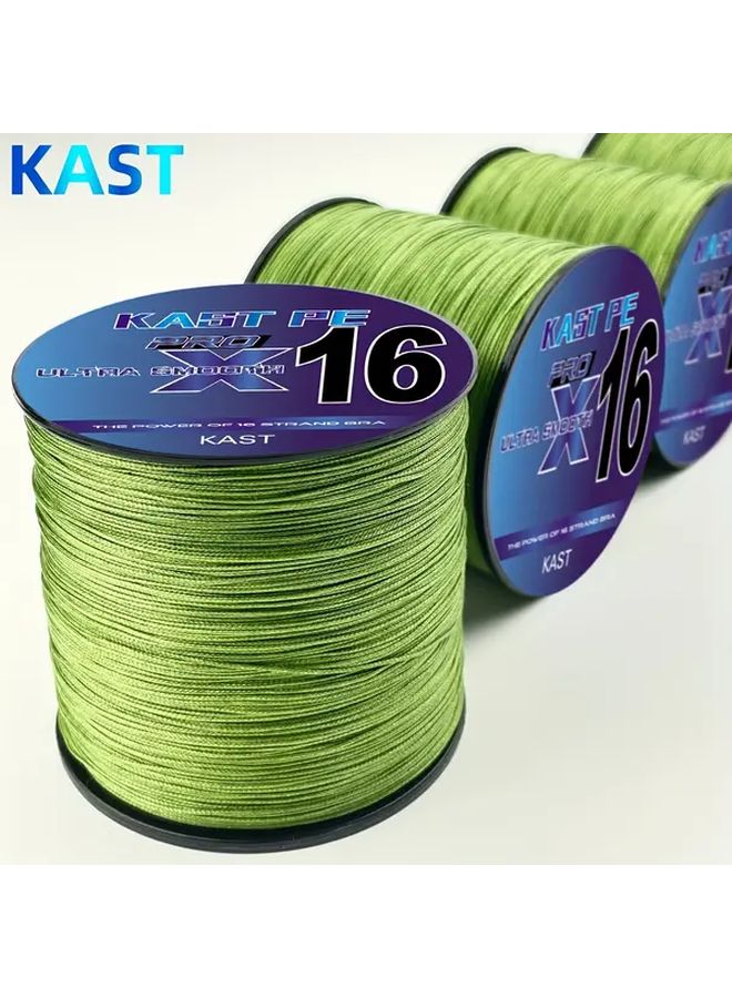 Green Braided Fishing Line 68LB 300M Multi Color Bite Resistant Freshwater Sea Fishing - Image 1