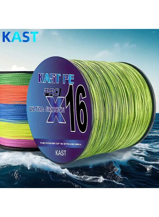 Green Braided Fishing Line 68LB 300M Multi Color Bite Resistant Freshwater Sea Fishing - Image 4