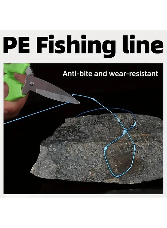 Green Braided Fishing Line 68LB 300M Multi Color Bite Resistant Freshwater Sea Fishing - Image 3