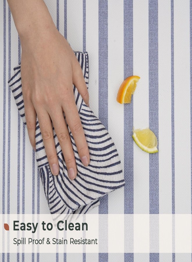 FRESHMINT Farmhouse Stripe Anti-Fatigue Kitchen Mat Set of 2, Cushioned Foam Kitchen Mats for Floor, Waterproof Non Slip Comfort Mat, Modern Kitchen Rug for Kitchen Decor, Sink, Laundry, Office - Image 4