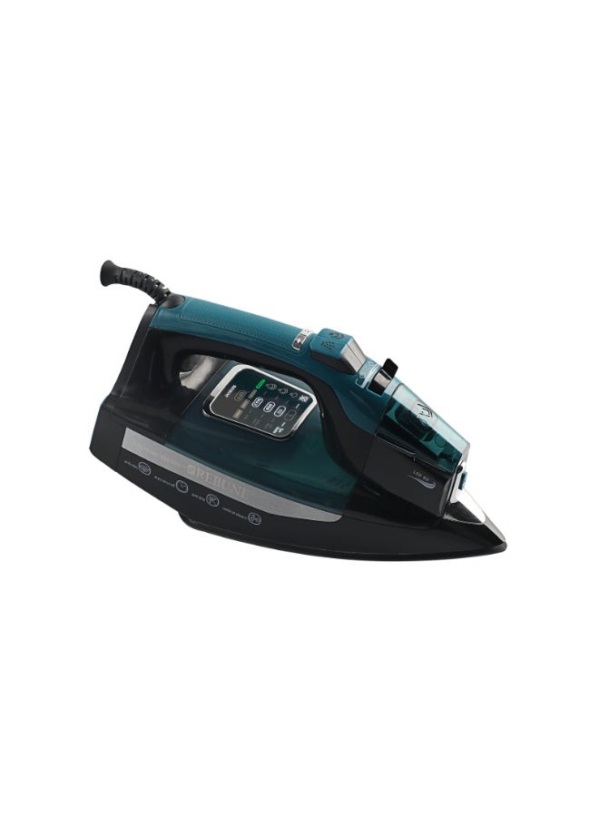 REBUNE Steam iron - 2400 watts - 250 ml - RE-3-064 250 ml 2400 W RE-3-064 Black/Green - Image 4