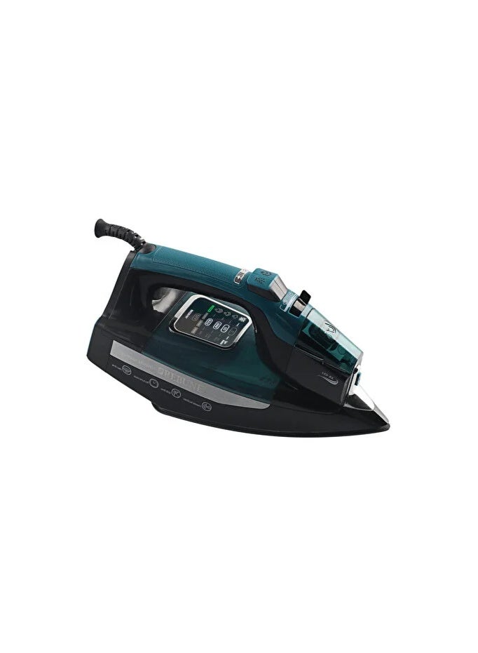 REBUNE Steam iron - 2400 watts - 250 ml - RE-3-064 250 ml 2400 W RE-3-064 Black/Green - Image 1