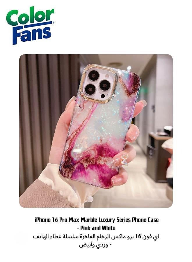 iPhone 16 Pro Max Marble Luxury Series Phone Case