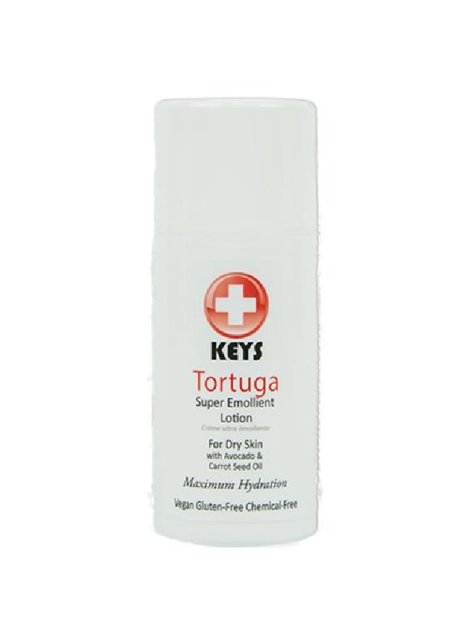 keys لوسيون للوجه واليدين والجسم من تورتيغا نباتي 100% خالي من الجلوتين وخالي من المواد الكيميائية مرطب فائق للعلاج أقصى ترطيب سريع لتخفيف جفاف البشرة مع زبدة الشيا المركزة 3.4 أونصة - Image 2