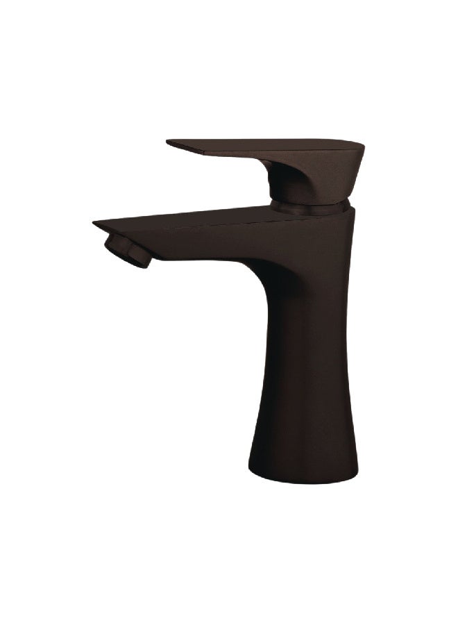 ITG Matte Black Bathroom Sink Faucet, Single Handle Basin Mixer Tap, Hot and Cold Water Mixer, Durable Brass, Anti-Rust, Modern Design, Long Lasting, 5-Year Warranty - Image 2