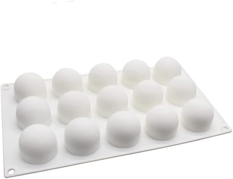 mostsom Silicone Mold Baking Pan Non-Stick Baking Pastry Chocolate Cake Dessert DIY Decoration Tools (Ball M_11.8x6.8x0.16 inch) - Image 5