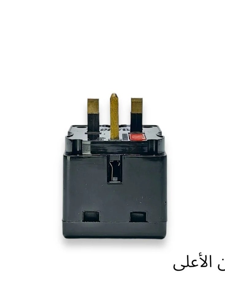 ماركة غير محددة تحويلة مربعة ثلاث افياش اسود  - Image 4