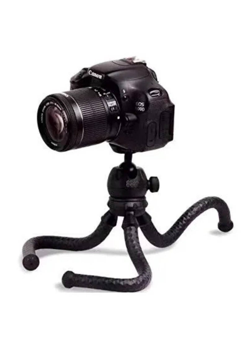 MT-25 - Table Top Mini Portable Flexible Tripod Stand for Mobile Phones and DSLR & Digital Cameras  - Image 1