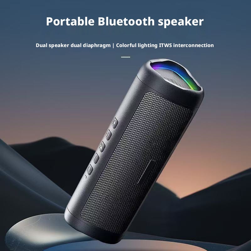 Portable Bluetooth Speaker with Heavy Bass, High Power, Waterproof - Image 1