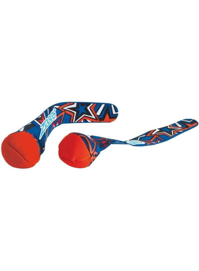 ZOGGS Dive Balls, Neoprene Balls, Orange Blue Stars, For ages 3+ - Image 1