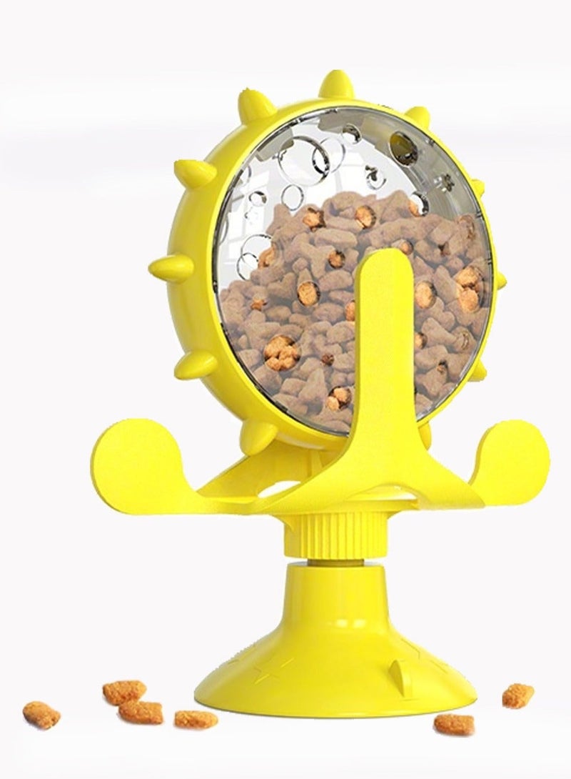 Interactive Cat Toy Slow Feeder– Chew-Proof Food Dispenser with Suction Cup, Mental Stimulation for Indoor Cats in Saudi Arabia - Image 2