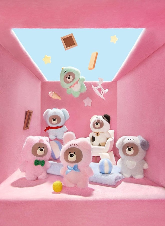 MINISO Gift Bear in The Forest Series Collection Vinyl Plush Blind Box Pendant Surprise Box Mystery Figure Model Random Design Toy Collectible Toy for Home Decor Birthday Gifts - Image 3
