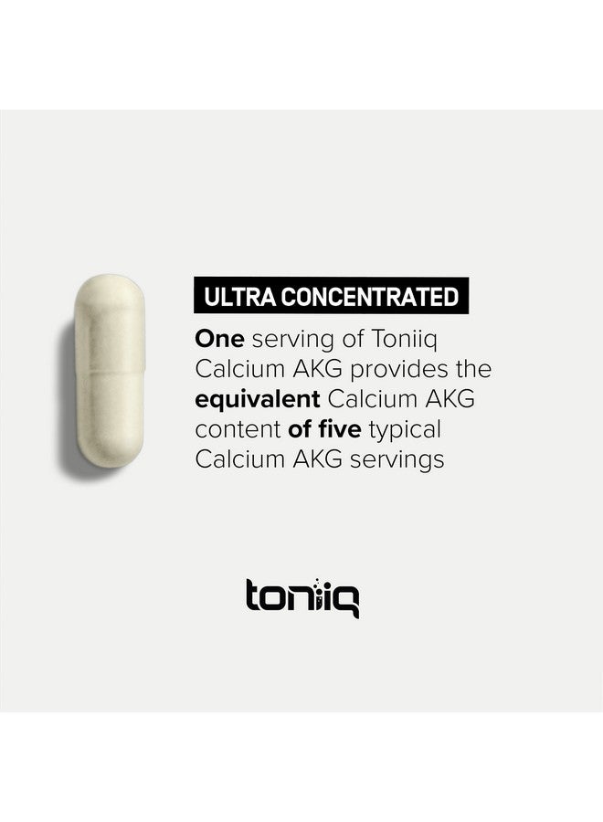 Toniiq 1800mg Ultra High Purity Ca AKG Supplement - 99%+ Highly Purified and Bioavailable Calcium Alpha-Ketoglutarate - Calcium AKG Longevity Supplement - 120 Ca-AKG Vegetarian Capsules - Image 5