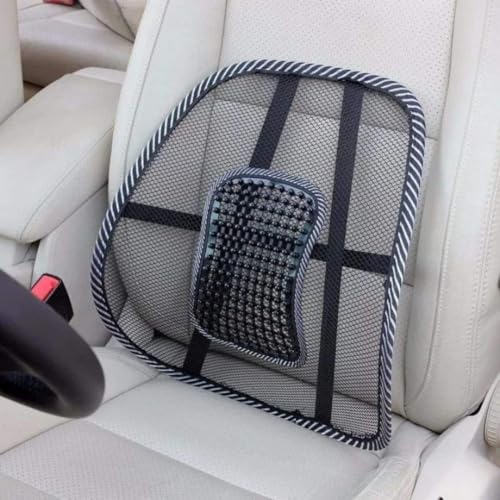 ZETTRAP Seat Support for Cars Lumbar Support for Car Seat, Office Chair, Wheelchair Comfort and Lower Backside Pain Relief Mesh Cushion Back Supporter for Sciatica Pain Relief Motor Car Back Rest - Image 1