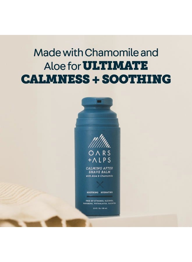 Oars + Alps Calming After Shave Balm and Lotion for Men, Dermatologist Tested and Infused with Aloe and Chamomile, TSA Friendly, 2.9 Fl Oz - Image 4
