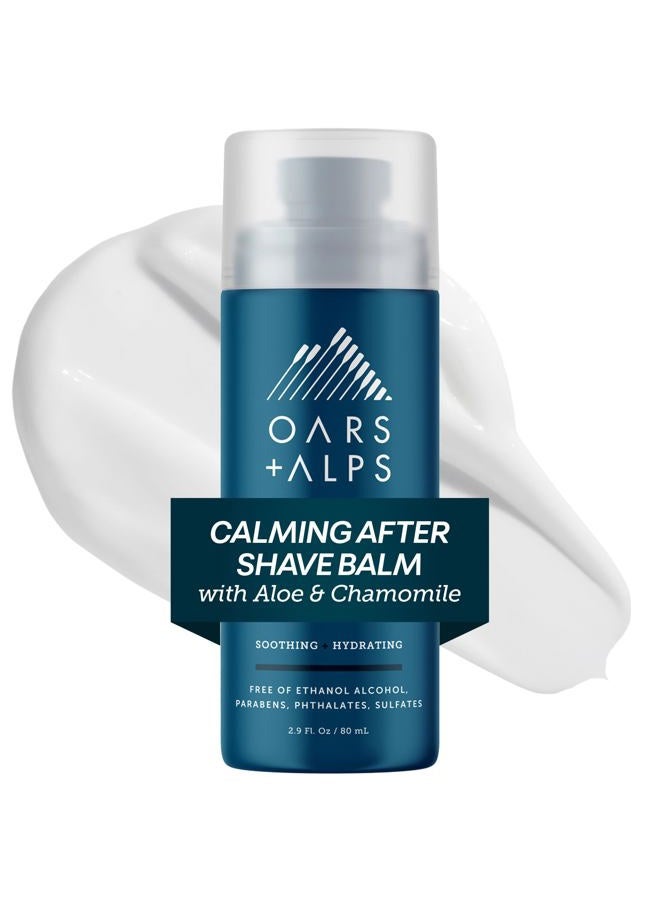 Oars + Alps Calming After Shave Balm and Lotion for Men, Dermatologist Tested and Infused with Aloe and Chamomile, TSA Friendly, 2.9 Fl Oz - Image 1