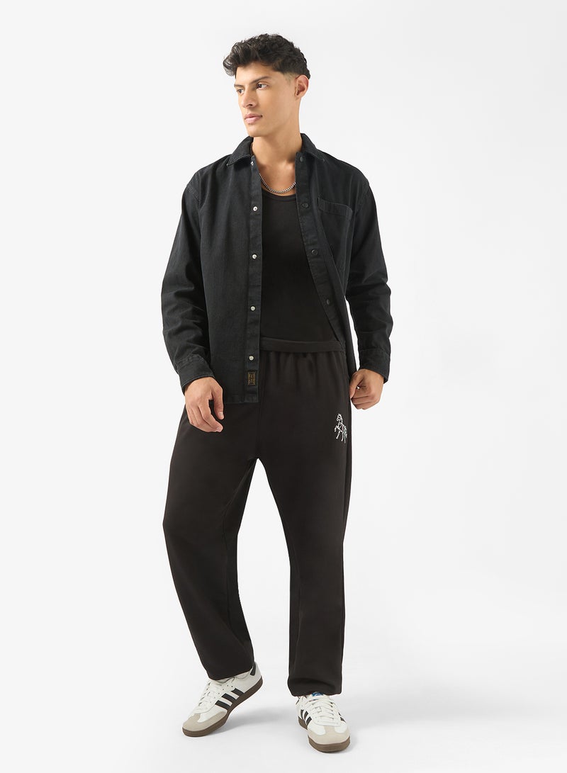 سفنتي فايف بيسيكس بنطلون رياضي بطبعة جرافيك وحزام مطاطي - Image 2