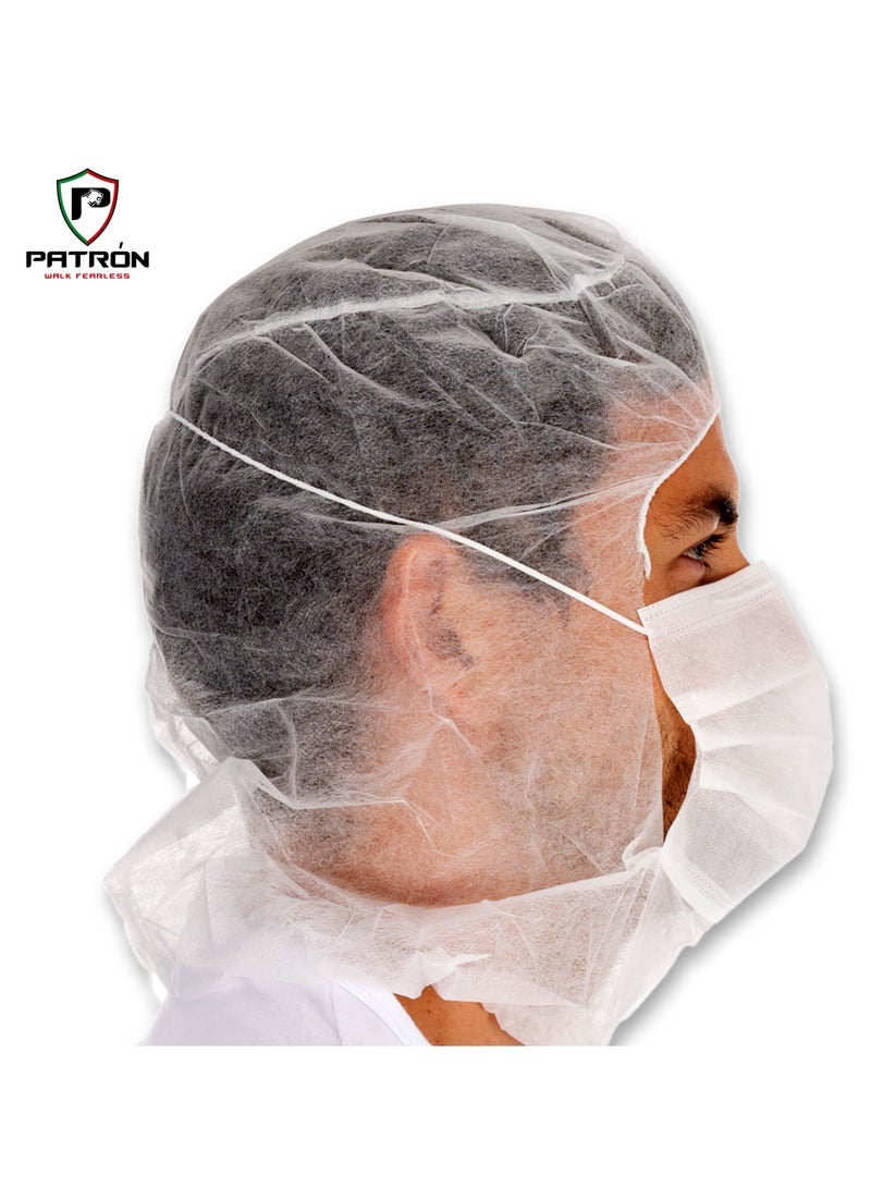 بترون كاب استرو القابل للتصرف داك، عبوة 200 قطعة. مع قناع من طبقتين يمكن التخلص منه - Image 1