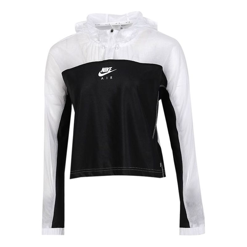 Nike (WMNS) Nike Air Jacket Black-White - Image 1