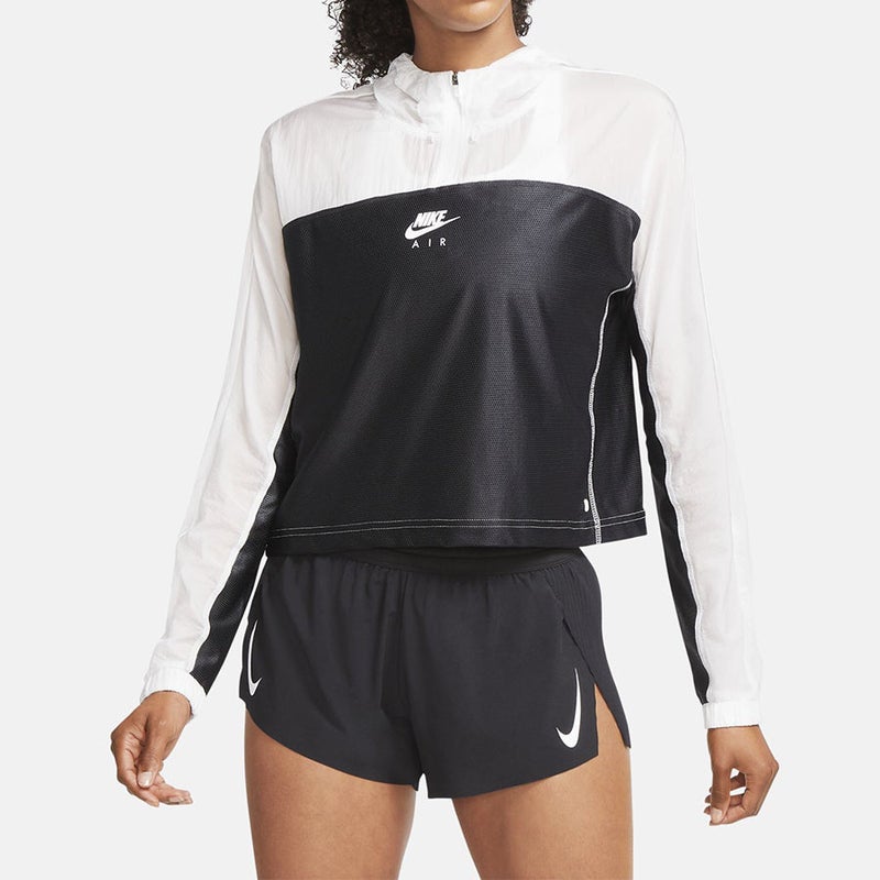 Nike (WMNS) Nike Air Jacket Black-White - Image 3
