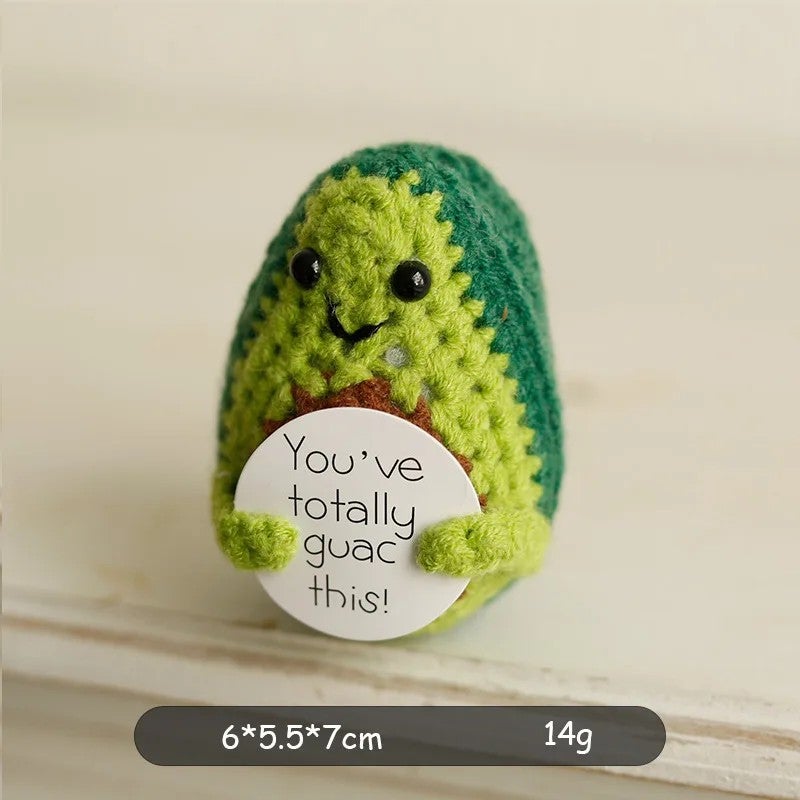 Y&D Handmade Crochet Toys Keychain Whole Sale Dolls Yarn Doll Cute Plush Kids Gift Positive Potato - Image 5
