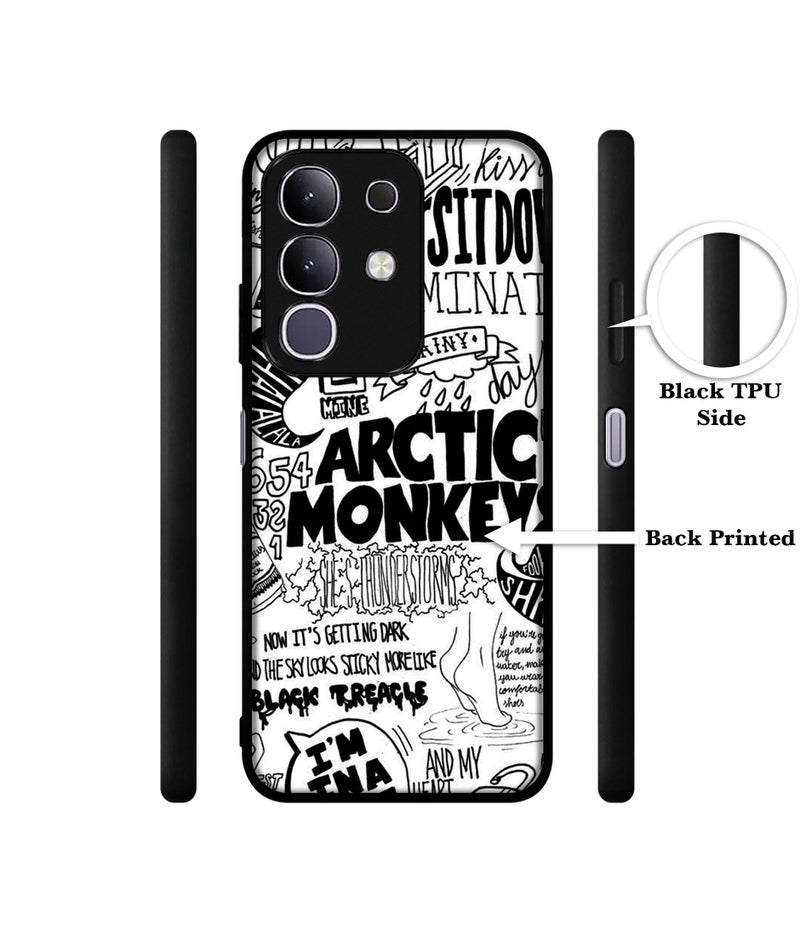 Casotec Arctic Monkeys Pattern Design Premium 2D Printed Metal Back Case Cover for Vivo T4x 5G / Y29 4G / Y31 Pro 5G / iQOO Z10x 5G - Image 2