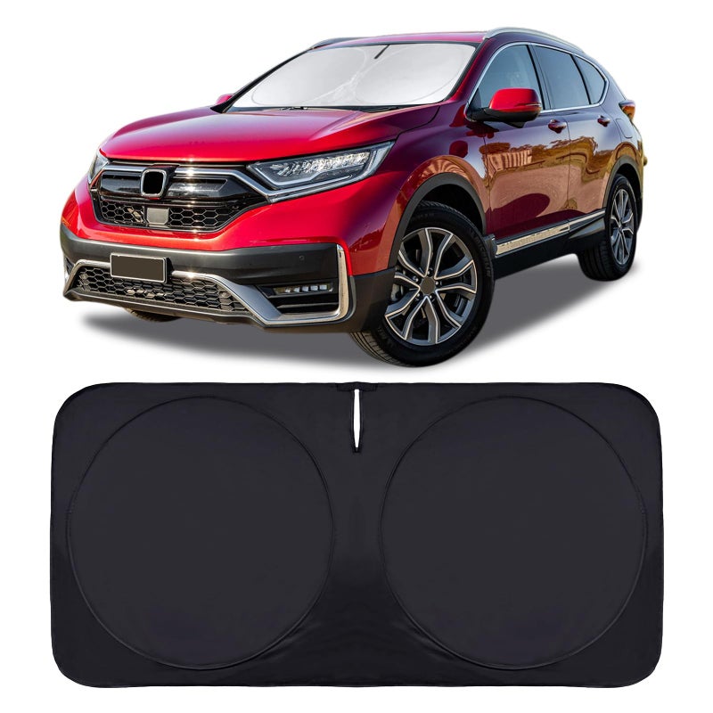 Sunshade for Honda CRV 20172022 Sun Shade Fit HRV CRV LX EX EXL Sport Hybrid Sport Touring Hybrid SUV Accessories Front Window Shield Sun Visor Protector Foldable Windshield Cover Block UV Rays