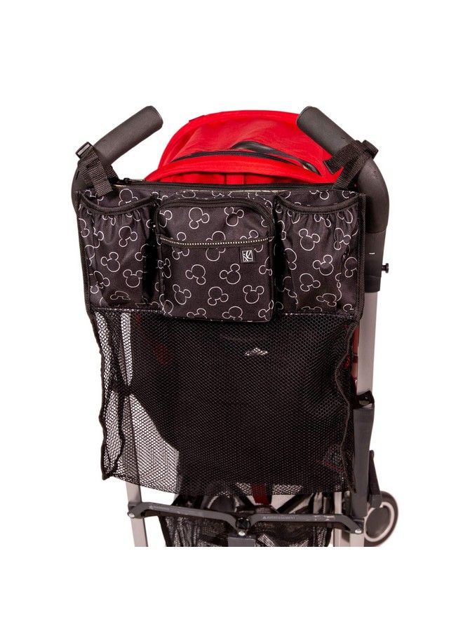 J.L. Childress Disney Baby By J.L. Childress Cups 'N Cargo Universal Stroller Organizer & Accessory Mickey Black - Image 2