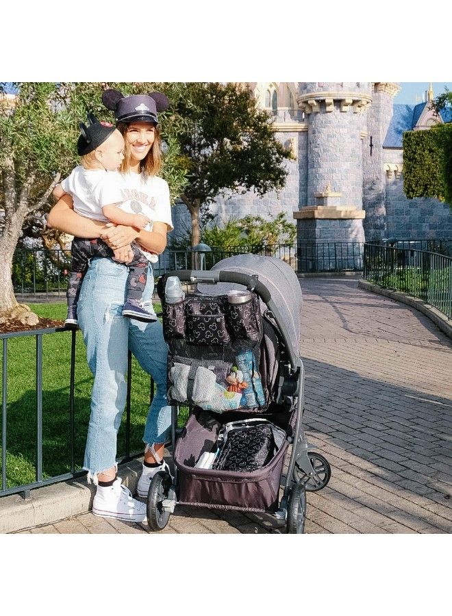 J.L. Childress Disney Baby By J.L. Childress Cups 'N Cargo Universal Stroller Organizer & Accessory Mickey Black - Image 5