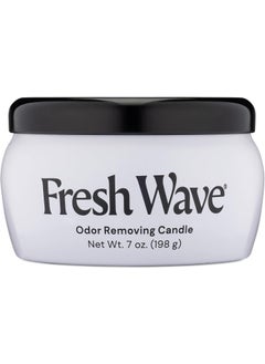 Fresh Wave Fresh Wave Odor Removing Candle, 7 oz. | Safer Odor Relief | Burns at Least 30 Hours | Natural Plant-Based Odor Eliminator | Odor Absorbers for Home | Clean-Burning Soy 