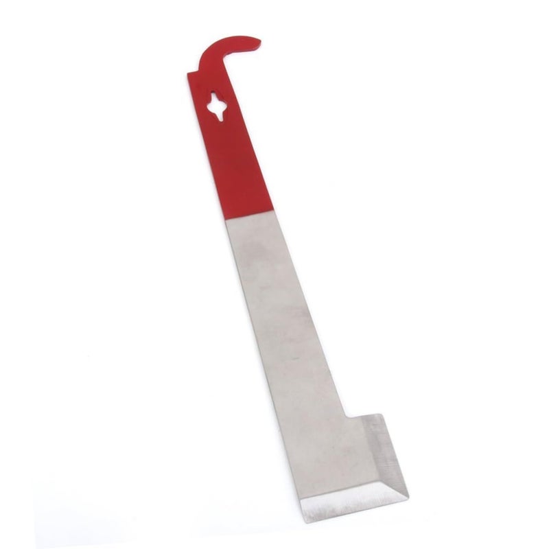 Stainless Steel Beekeeping Pry Bar for Lifting and Scraping Durable Hive Tool Red Color - Image 3
