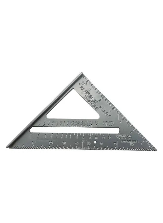 7 Inch Aluminum Triangle Ruler Angle Square For Precise 90 Degree Measurement - Image 2