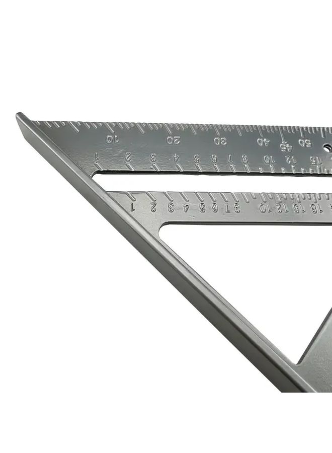 7 Inch Aluminum Triangle Ruler Angle Square For Precise 90 Degree Measurement - Image 4