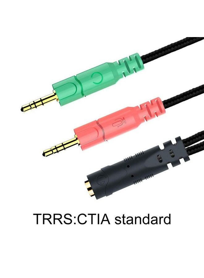 ENVEL Headset And Microphone Splitter Cable For Pc 3.5Mm Jack Headphones Audio Adapter Convertors 3.5Mm Female To 2 Dual 3.5Mm Male For Computer Simultaneously Y Splitter - Image 5