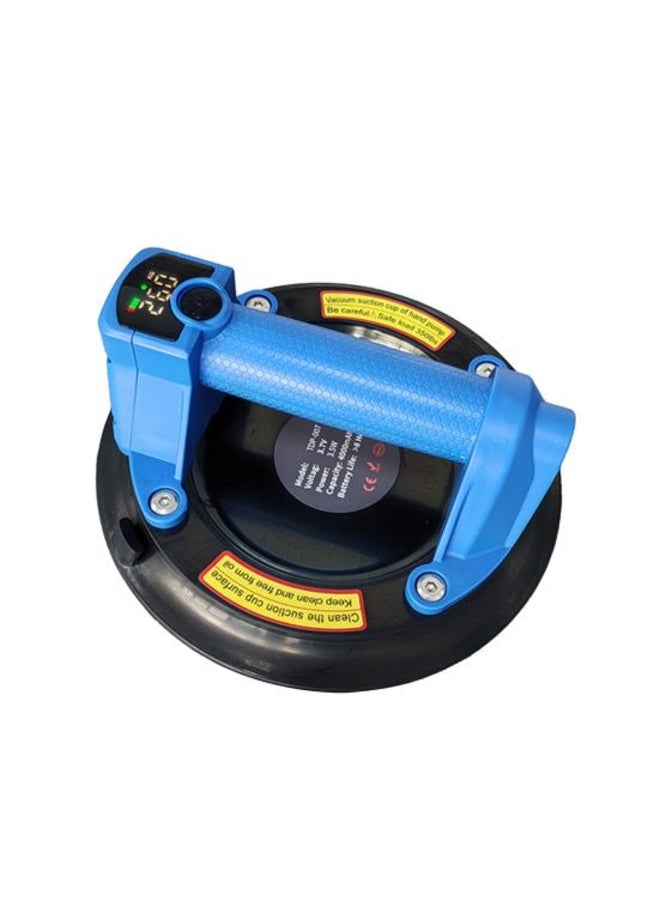 Electric Glass Suction Cup Lifter with 4000mAh Battery Powerful Motor 600lb Max Load Heavy-Duty Vacuum Suction Cup