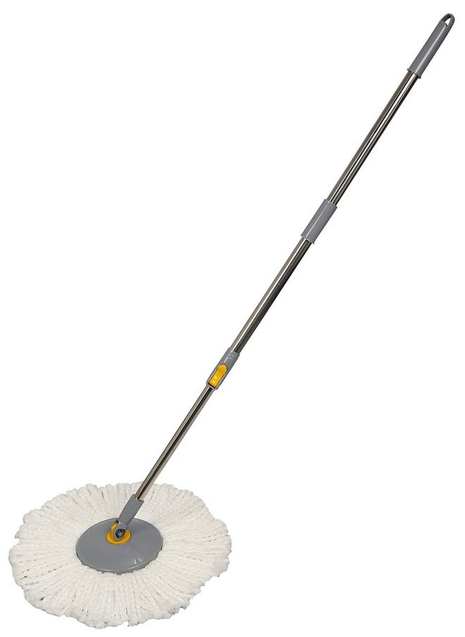 إسكواير - عصا ممسحة Esquire 360° Bucket Spin Mop (رمادية) مع عبوة إعادة تعبئة من الألياف الدقيقة - Image 1