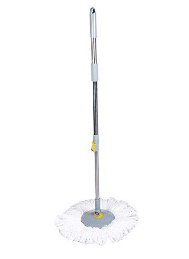 إسكواير - عصا ممسحة Esquire 360° Bucket Spin Mop (رمادية) مع عبوة إعادة تعبئة من الألياف الدقيقة - Image 1