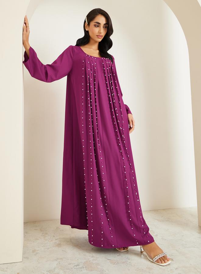 أميرة جلابية مزينة باللؤلؤ - Image 1